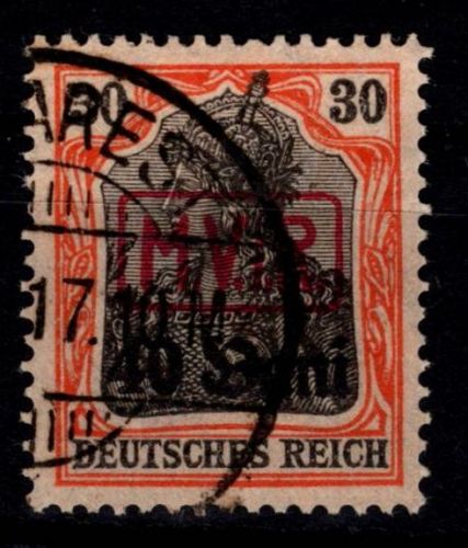 Deutsche Besetzung Rumänien 3 gestempelt #DGR49
