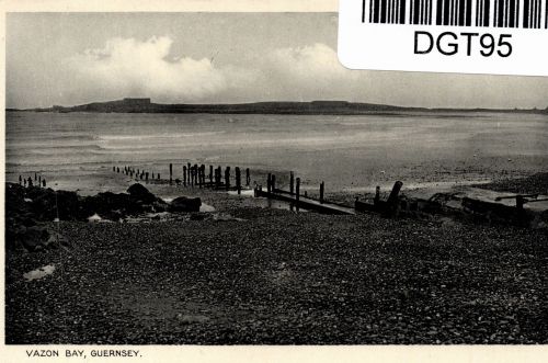 Deutsche Besetzung Guernsey II auf Postkarte #DGT95