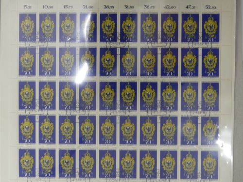BRD Bund 765 Bogen gestempelt FN 1 #DFY63