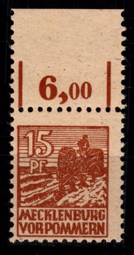 SBZ 37 y bb postfrisch geprüft Kramp BPP #DHI65
