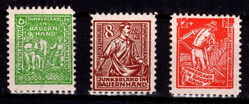 SBZ 23-25 b postfrisch Bodenreform #DHI79