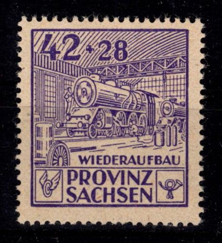 SBZ 89 A VII postfrisch Plattenfehler VII, geprüft Ströh BPP #DHK06
