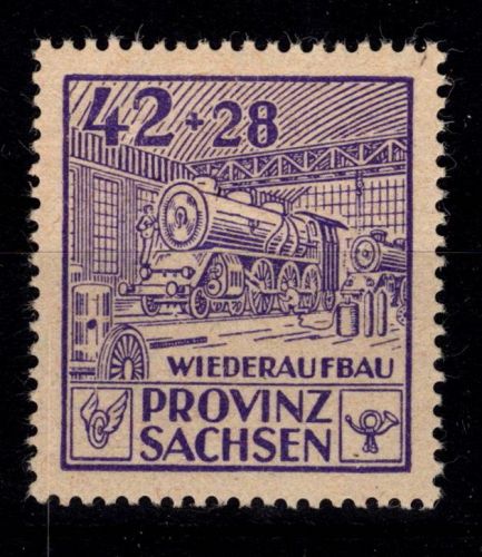 SBZ 89 A I postfrisch Plattenfehler I, geprüft Ströh BPP #DHK07