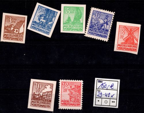 SBZ 29-40 x postfrisch #DHK30