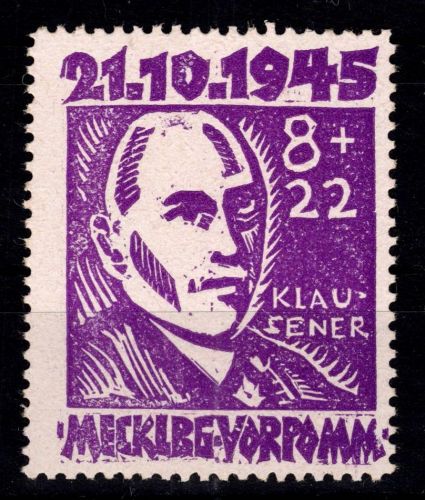 SBZ 21 XII postfrisch Plattenfehler I #DHK41