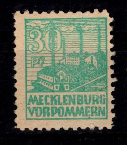 SBZ 38 ya postfrisch Typenprüfung #DHK56