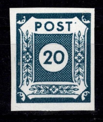 SBZ 48 A V postfrisch Plattenfehler V #DHK64