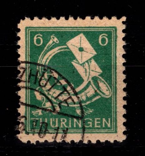SBZ 95 AY bz 2 gestempelt geprüft Ströh BPP #DHK85
