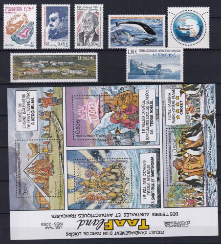 Franz. Gebiete in der Antarktis (TAAF) Jahrgang 2004 postfrisch 536-555 #DEP76