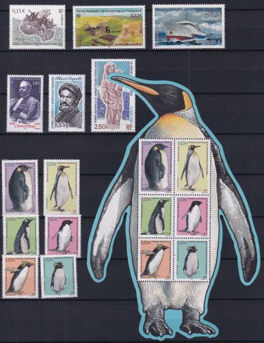 Franz. Gebiete in der Antarktis (TAAF) Jahrgang 2006 postfrisch 587-603 #DEP77