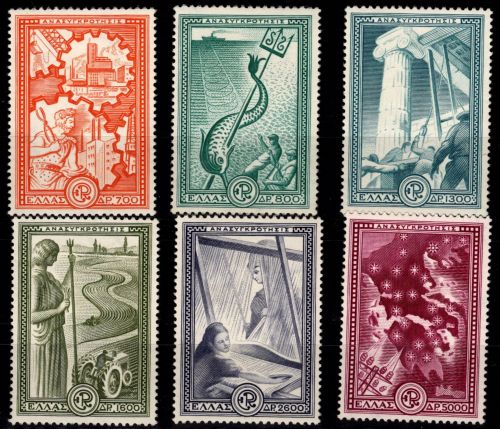 Griechenland 582-587 postfrisch #DGN11