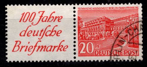 Berlin Zusammendruck W 13 gestempelt #DGN52