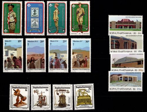 Südafrika Bophuthatswana Jahrgang 1982 postfrisch #DGN90
