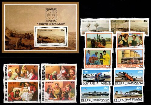 Südafrika Bophuthatswana Jahrgang 1986 postfrisch ohne 169 #DGN94