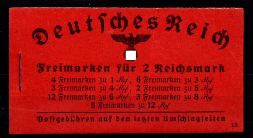 Deutsches Reich MH 39.5 postfrisch Hindenburg #DGU33