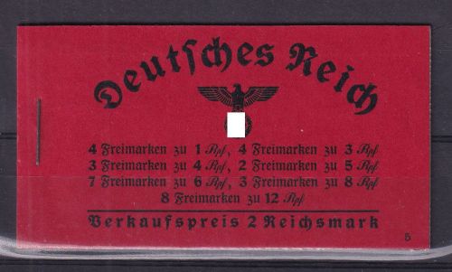 Deutsches Reich MH 37.1 postfrisch Hindenburg #DGU41
