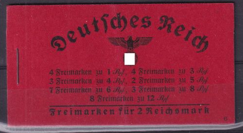 Deutsches Reich MH 37.2 postfrisch Hindenburg #DGU42
