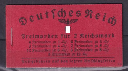 Deutsches Reich MH 39.4 postfrisch Hindenburg #DGU43