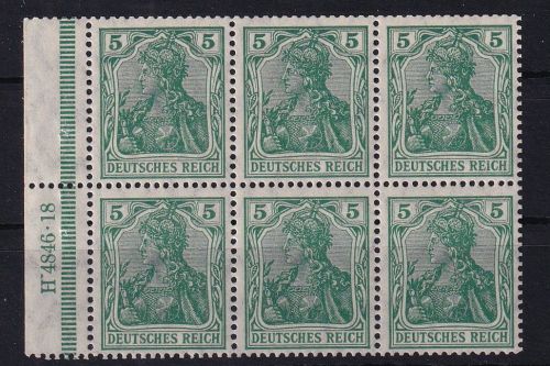 Deutsches Reich HBl. 2 II a A HAN 2 postfrisch H 4846.18, Germania #DGU47