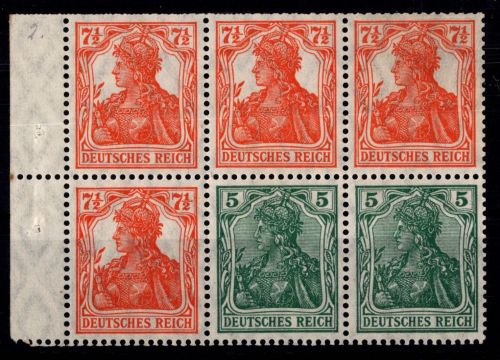 Deutsches Reich HBl. 22 ab A 0 postfrisch Befund Tworek BPP #DGU54