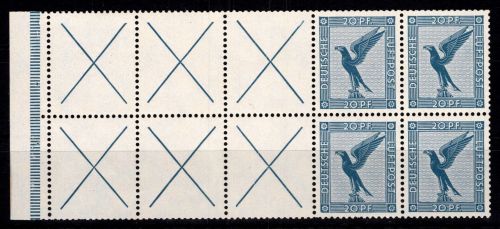 Deutsches Reich HBl. 49 B 1, PF I postfrisch "Punkt in Adlerbauch" #DGU58