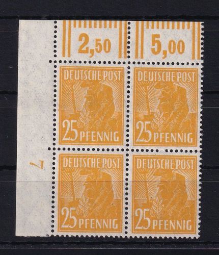Alliierte Besetzung 952 DZ postfrisch Druckerzeichen 7 positiv #DGV25