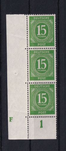 Alliierte Besetzung 922 F postfrisch Druckerzeichen F #DGV40