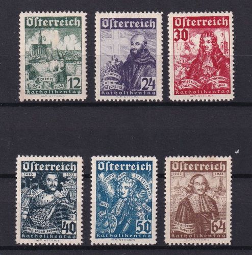 Österreich 567-562 gestempelt teils leicht fleckig #DGV86