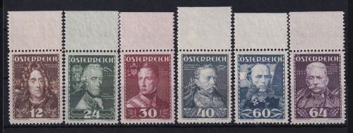 Österreich 617-622 postfrisch Heerführer vom Oberrand #DGV88