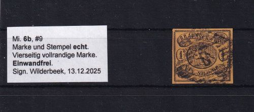 Braunschweig 6 b gestempelt