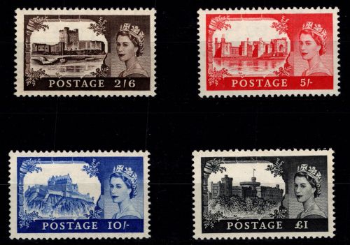 Großbritannien 278-281 postfrisch Freimarken WZ 21 #DGW40