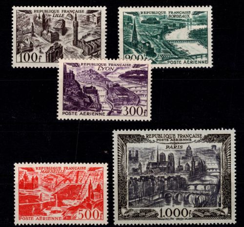 Frankreich 861-865 postfrisch 1949, Stadtbilder #DGW43