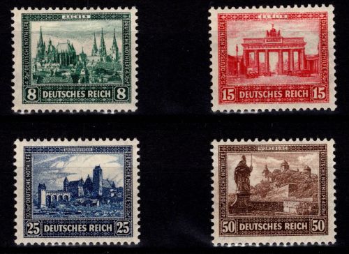 Deutsches Reich 450-453 mit Falz #DEV15