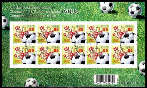 Schweiz 2056 gestempelt als Folienblatt #DEV69