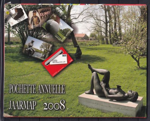 Belgien Jahrgang 2008 postfrisch komplett im Jaarmap #DFA43