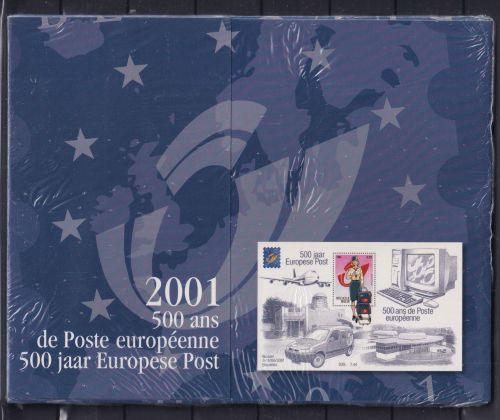 Belgien Jahrgang 2001 postfrisch komplett im Jaarmap #DFA46