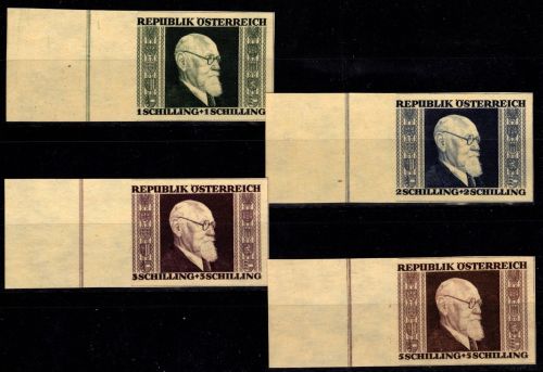 Österreich 772-775 B postfrisch vom Seitenrand #DFA70