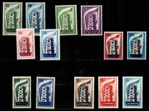 Europa Cept Jahrgang 1956 postfrisch #DFA72