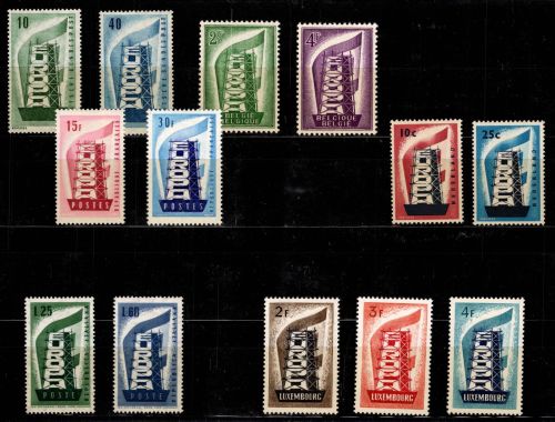 Europa Cept Jahrgang 1956 postfrisch #DFA73
