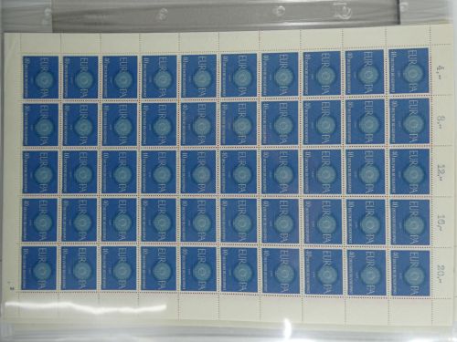 BRD Bund 363-364 Bogen postfrisch FN 1 #DFX82