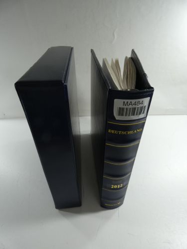 BRD Bund Post-Text 2011-2012 im Post Binder #MA484