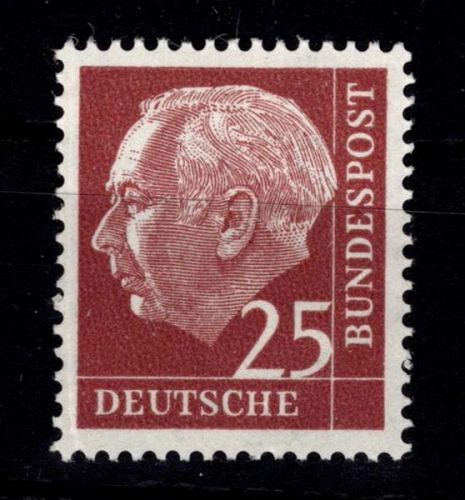 BRD Bund 186 W w R postfrisch Rollenmarke #DAM76