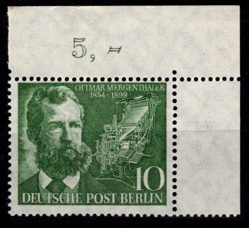 Berlin 117 postfrisch vom Eckrand #DGX30