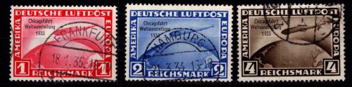 Deutsches Reich 496-498 gestempelt #DGY72