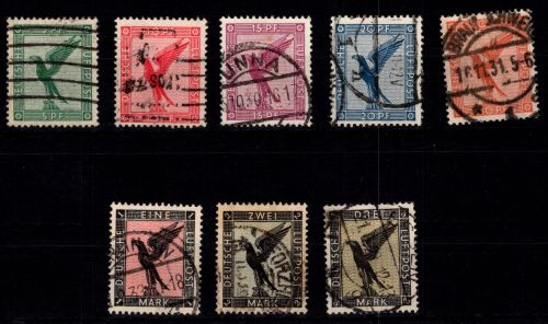 Deutsches Reich 378-384 gestempelt #DGY83