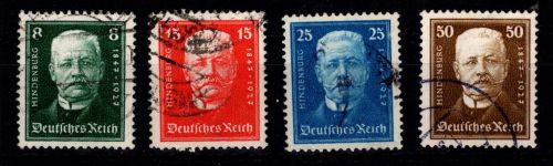 Deutsches Reich 403-406 gestempelt #DGY84