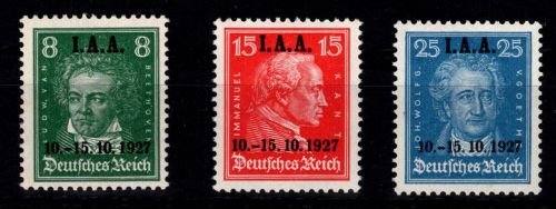 Deutsches Reich 407-409 mit Falz #DGY86