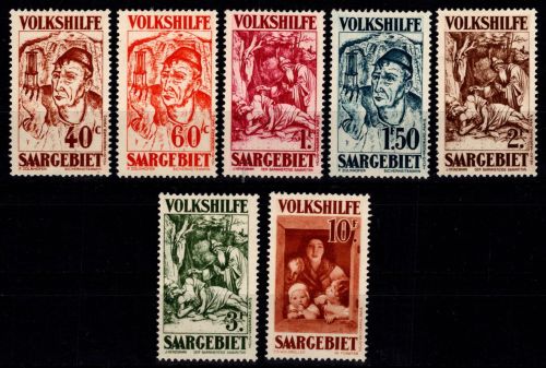 Saargebiet 144-150 postfrisch #DGY87