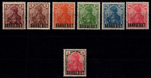 Saargebiet 44 a/b-49 postfrisch #DGY97