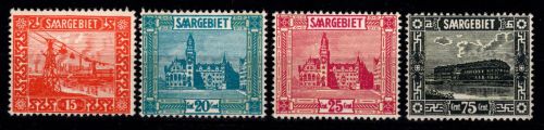 Saargebiet 98-101 postfrisch #DGY99